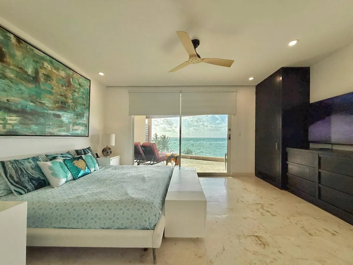 Private Beach Club-Penthouse For Large Groups Playa del Carmen Apartment