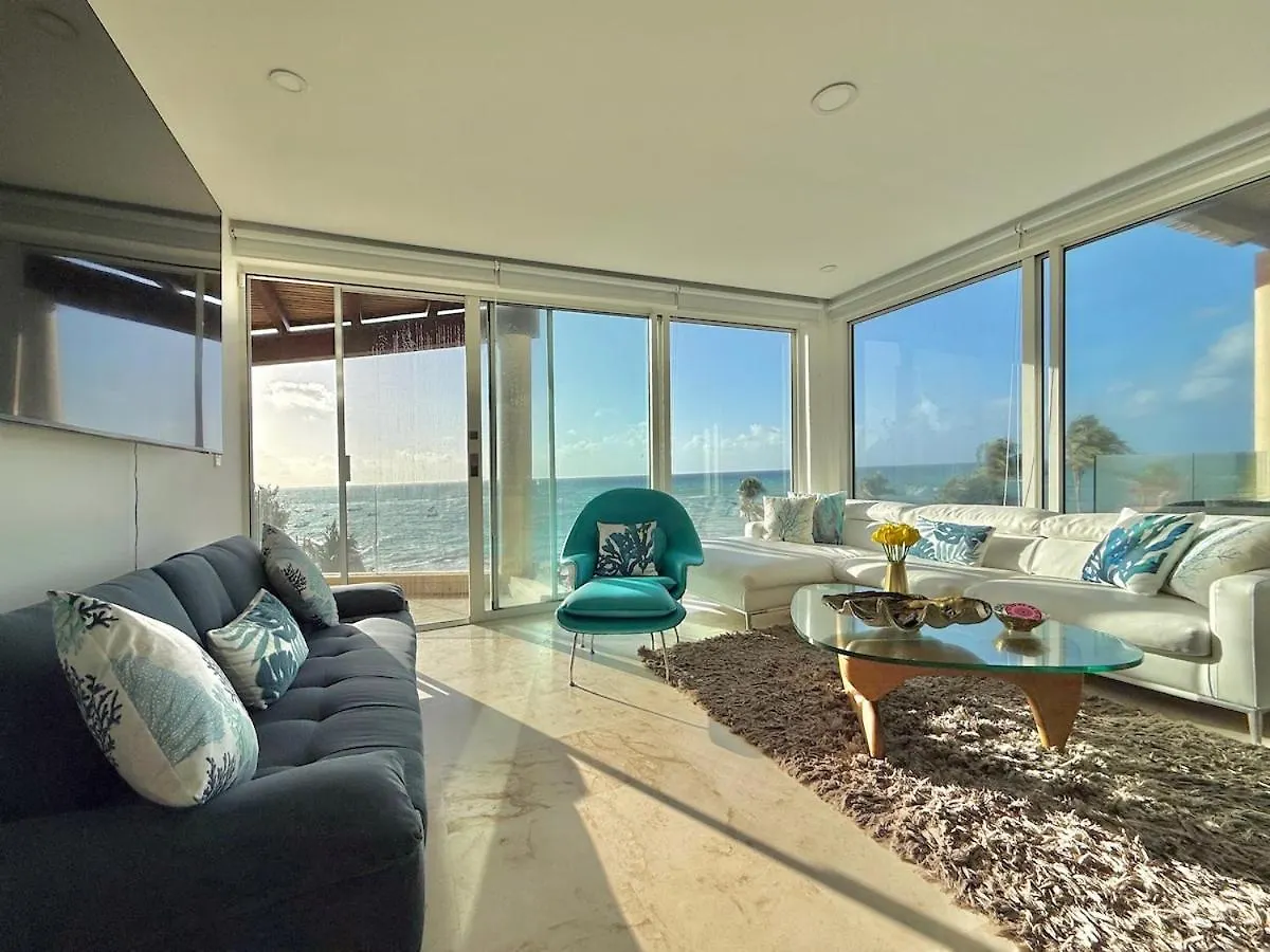 Private Beach Club-Penthouse For Large Groups Playa del Carmen Apartment