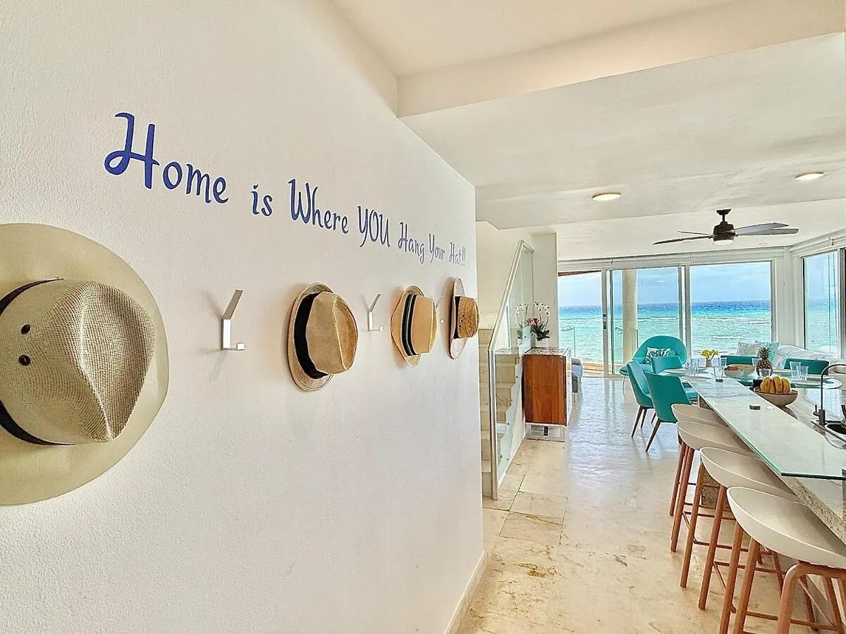 Apartment Private Beach Club-Penthouse For Large Groups Playa del Carmen