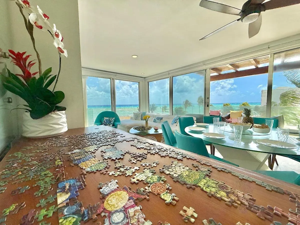 Apartment Private Beach Club-Penthouse For Large Groups Playa del Carmen