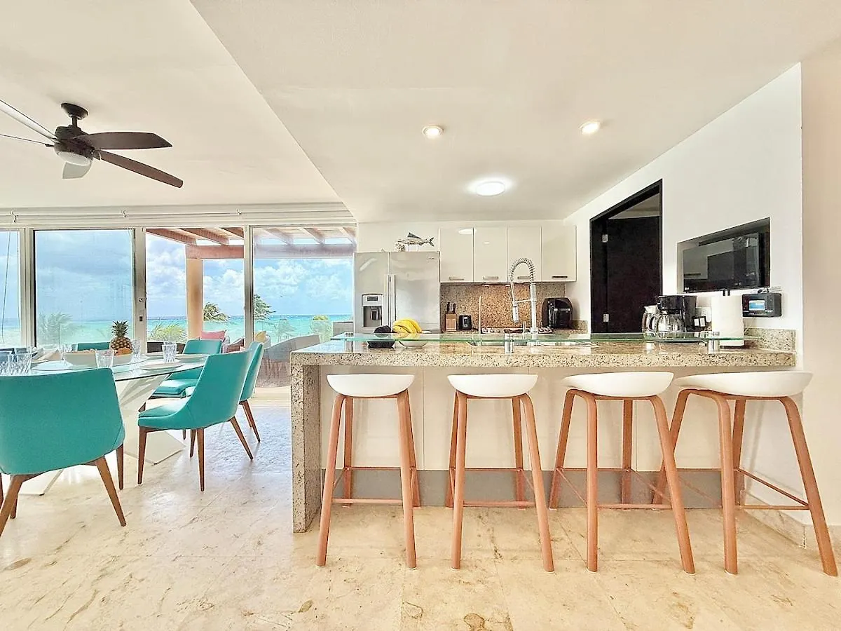 Private Beach Club-Penthouse For Large Groups Playa del Carmen Apartment
